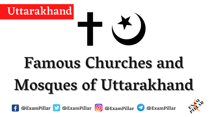 Famous Churches and Mosques of Uttarakhand
