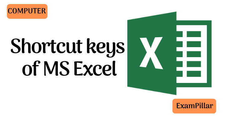 Shortcut keys of MS Excel