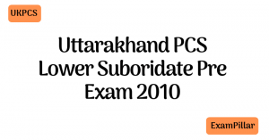 UKPCS Lower Suboridate Pre - 2010