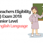 UPTET 2018 Exam Paper Second Session English Language