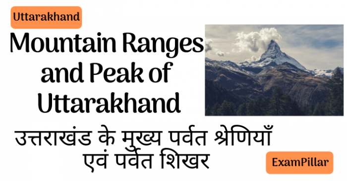 mountain ranges and mountain peak of uttarakhand