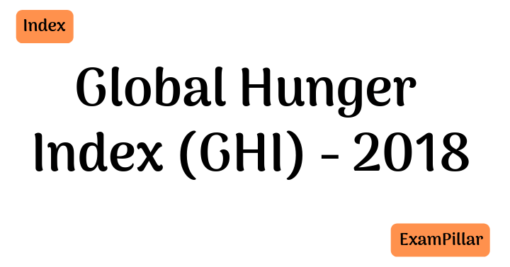 2018 Global Hunger Index - GHI