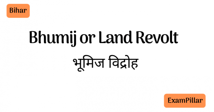 Bhumij or Land Revolt