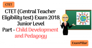 CTET 2018 Exam Paper -2 Child Development and Pedagogy