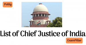 List of Chief Justice India