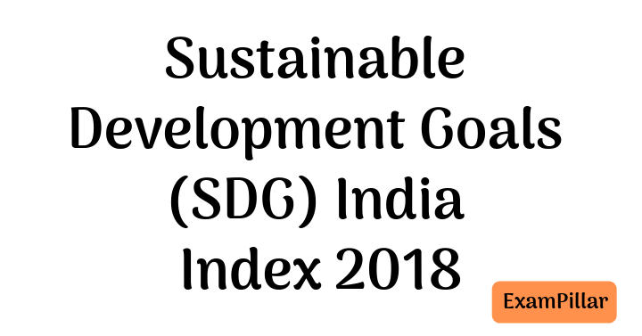 SDG India Index 2018