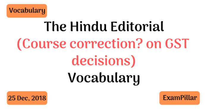 The Hindu Editorial Vocab