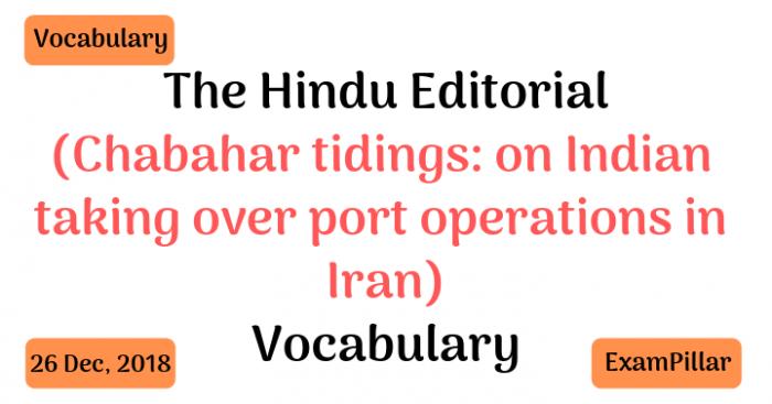 The Hindu Editorial Vocab