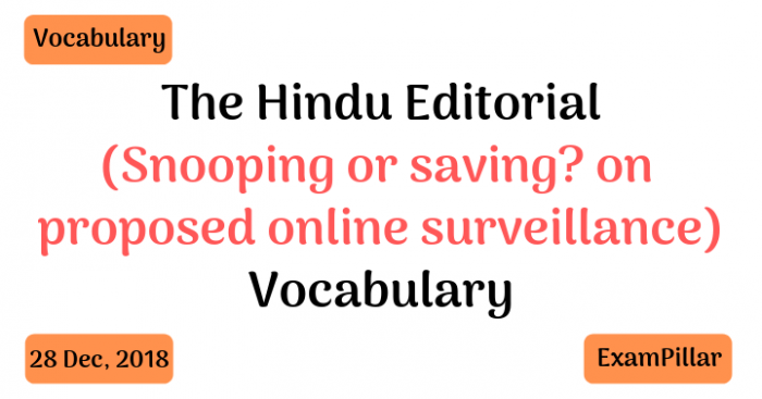 The Hindu Editorial Vocab