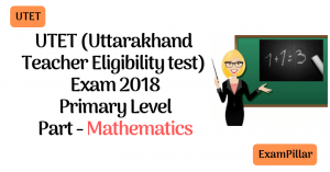 UTET 2018 AnswerKey