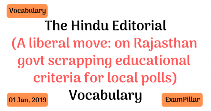 The Hindu Editorial Vocab