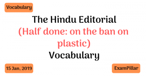 The Hindu Editorial Vocab