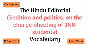 The Hindu Editorial Vocab