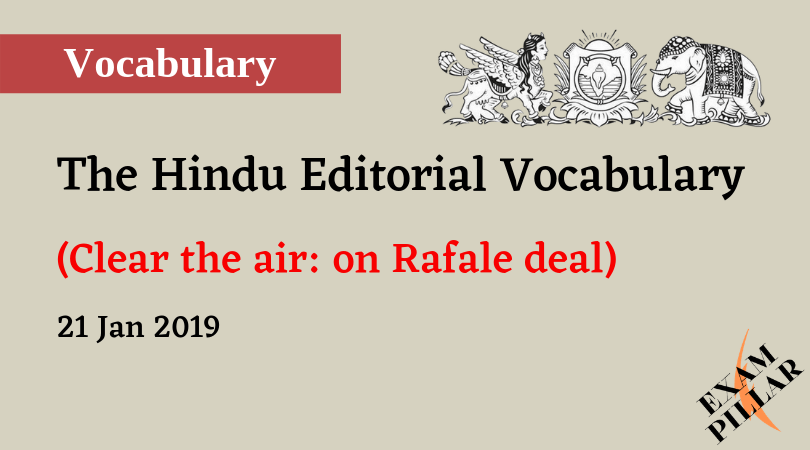 The Hindu Editorial Vocab