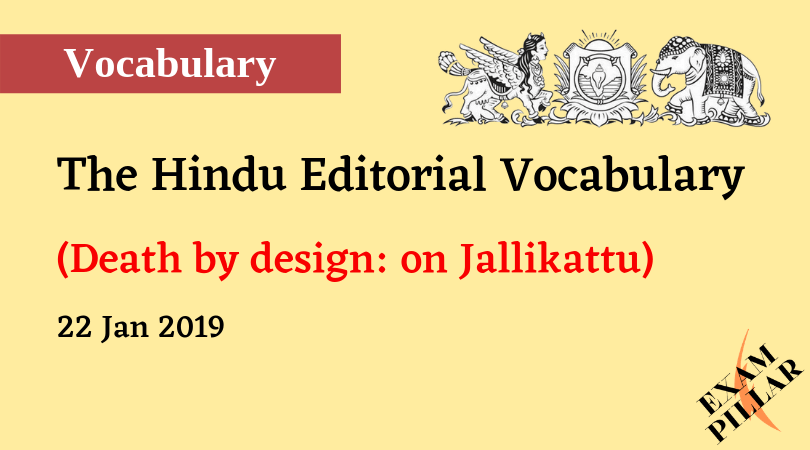 The Hindu Editorial Vocab