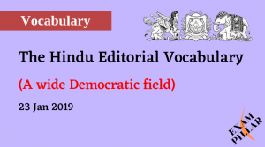 The Hindu Editorial Vocab