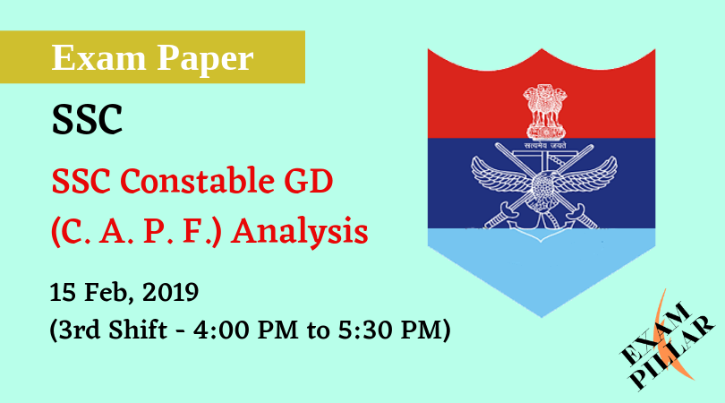 SSC GD Constable Answer Key