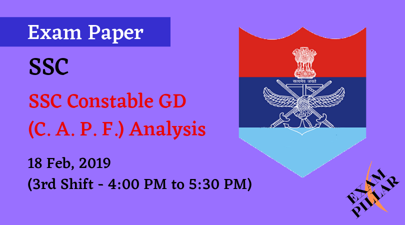 SSC GD Constable Answer Key