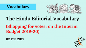 The Hindu Editorial Vocab