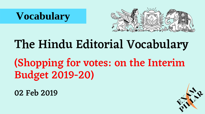 The Hindu Editorial Vocab