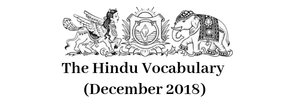 The Hindu Vocabulary