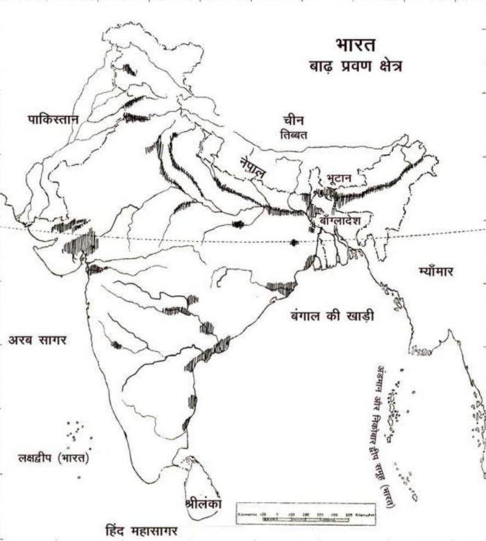 Flooding Area in India