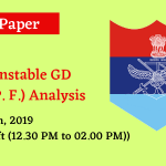 SSC GD Constable Answer Key