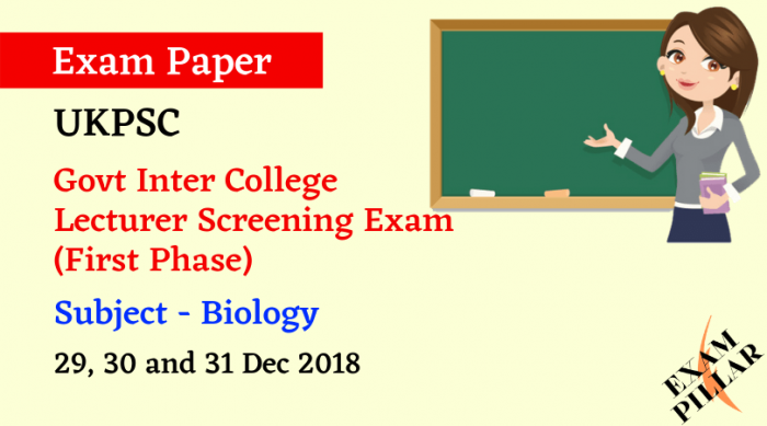 UKPSC Lecturer Answer Key