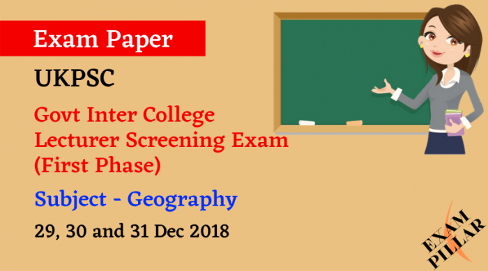 UKPSC Lecturer Answer Key