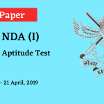 NDA 2019 Answer Key