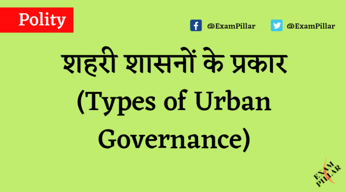 Types of Urban Governance