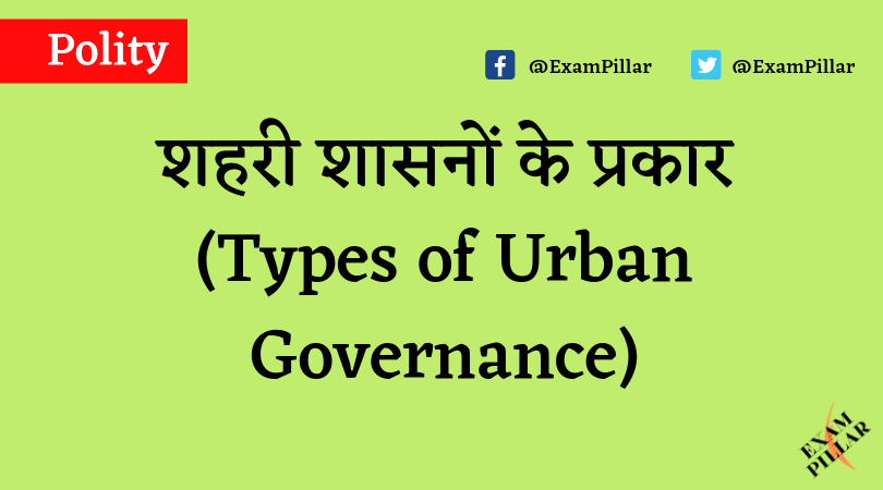 Types of Urban Governance