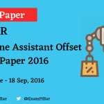 UBTER Machine Assistant Offset Exam Paper 2016 Answer Key