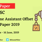 UKSSSC Machine Assistant Offset Exam Paper 2019 Answer Key