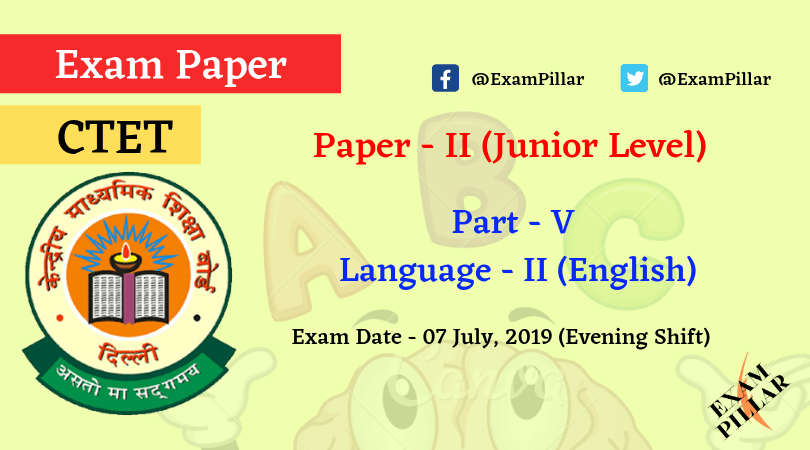 CTET July 2019 Answer Key