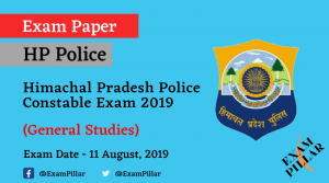 Himachal Pradesh Police Constable Exam 2019 (Answer Key)