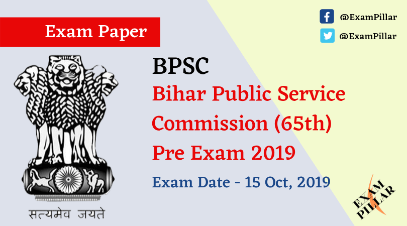 BPCS 65th Pre Exam 2019 Answer Key