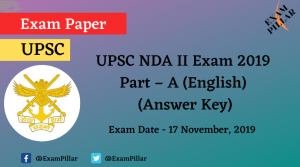 NDA II Answer Key