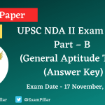 NDA II Answer Key