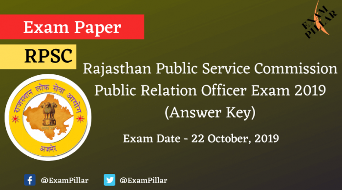 RPSC Answer Key