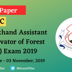 UKPCS Assistant Conservator of Forest (Pre) Exam - 2019 in Eng(Answer Key)