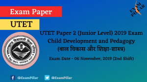 UTET Answer Key 2019