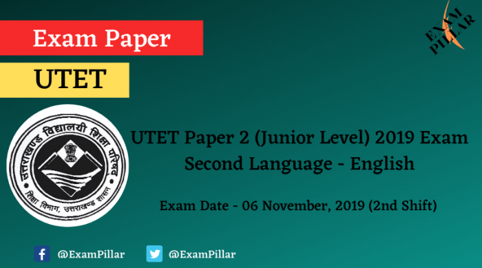 UTET Answer Key 2019