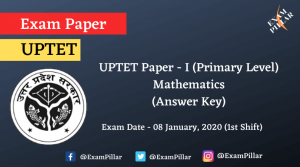 UPTET Paper 1 Mathematics (Answer Key)