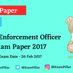 UPSC EPFO (APFC) Exam Paper 2017 (Answer Key)