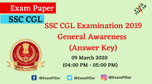 SSC CGL Tire I Answer Key 2020