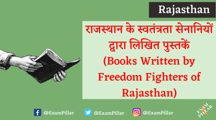 Books Written by Freedom Fighters of Rajasthan