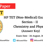 HPTET (Non Medical) Exam 2020 – Chemistry and Physics (Answer Key)