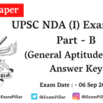 UPSC NDA (I) Exam 2020 Answer Key