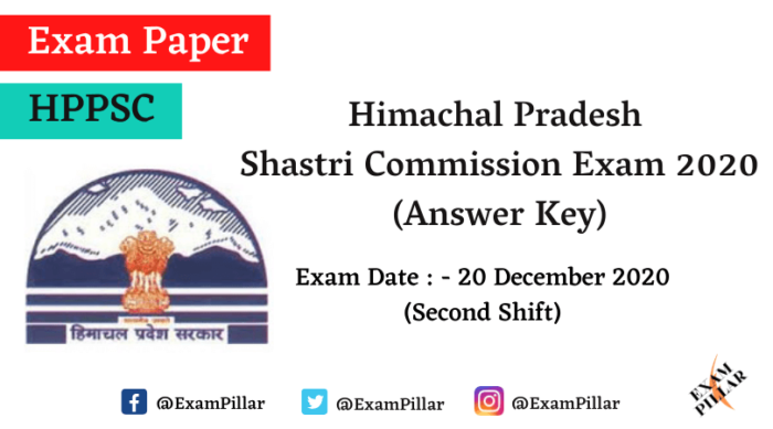 HP Shastri Commission 2020 Answer Key